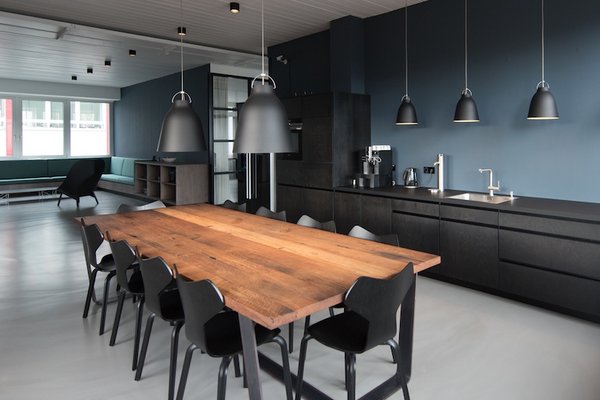 cropped Kitchen Lifestyle with Concrete Flooring