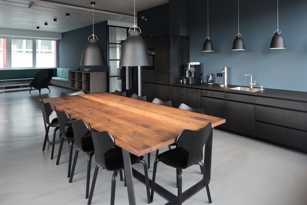 cropped Kitchen Lifestyle with Concrete Flooring