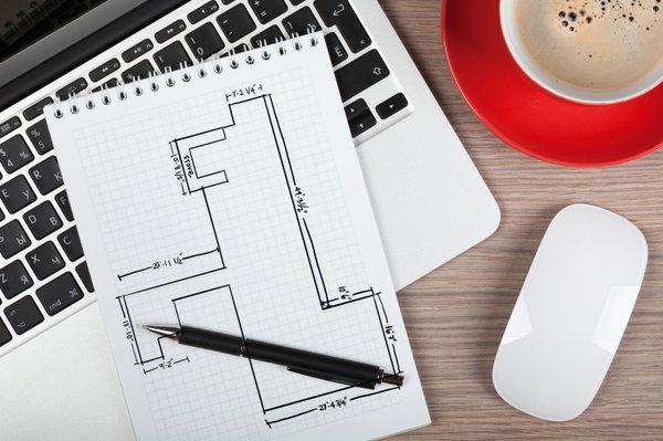 Customer Sketch Floor plan Basement Hand drawn