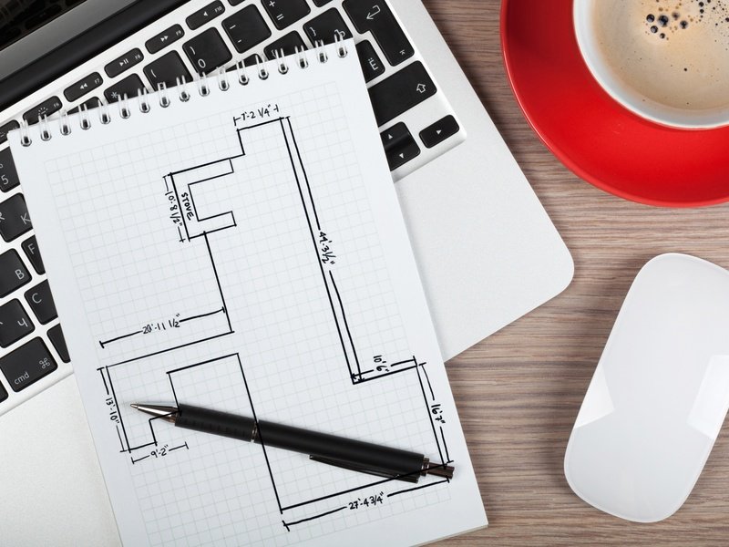 Customer Sketch Floor plan Basement Hand drawn