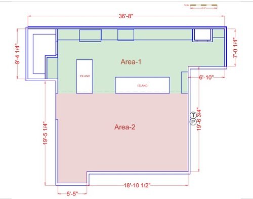 key plan Area1+ Area2