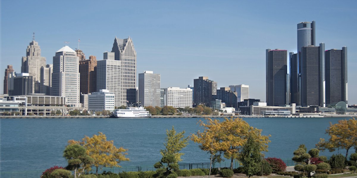 Detroit (Motor City) Skyline