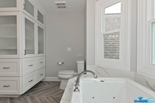 Diamond Bath Remodeling Master Bathroom bathtub shot
