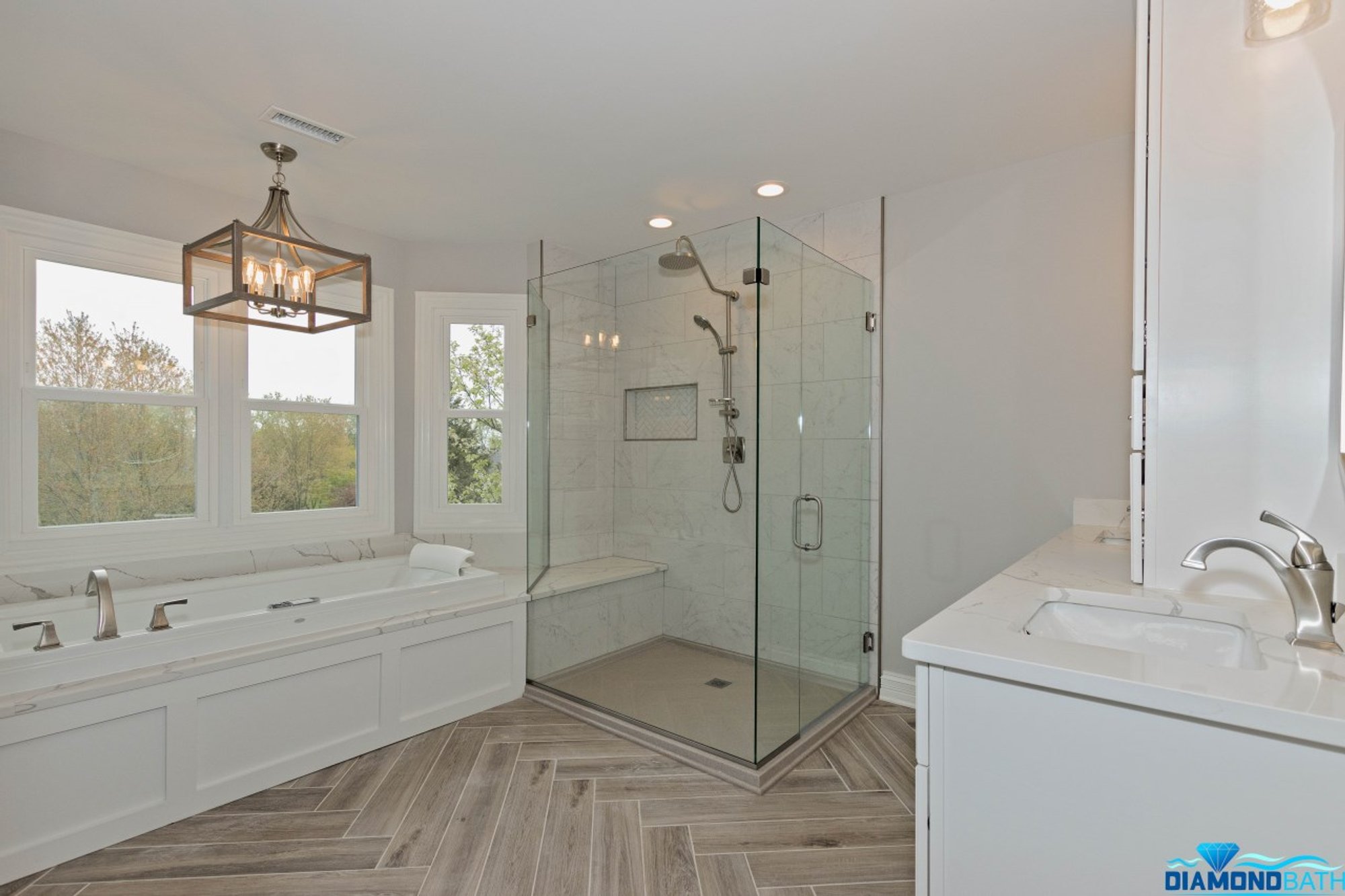 Diamond Bath Remodeling Master Bathroom full room