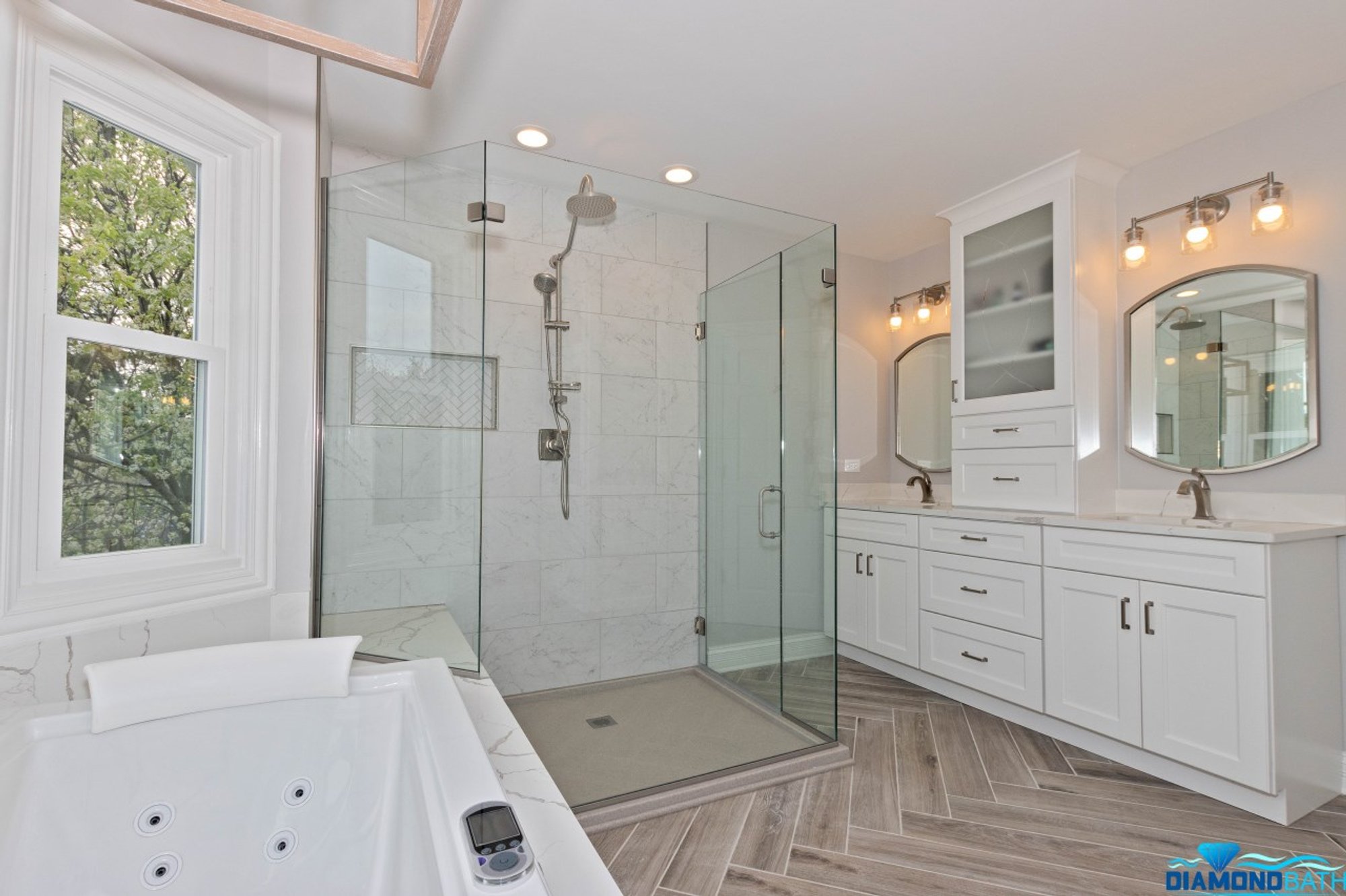 Diamond Bath Remodeling Master Bathroom full view