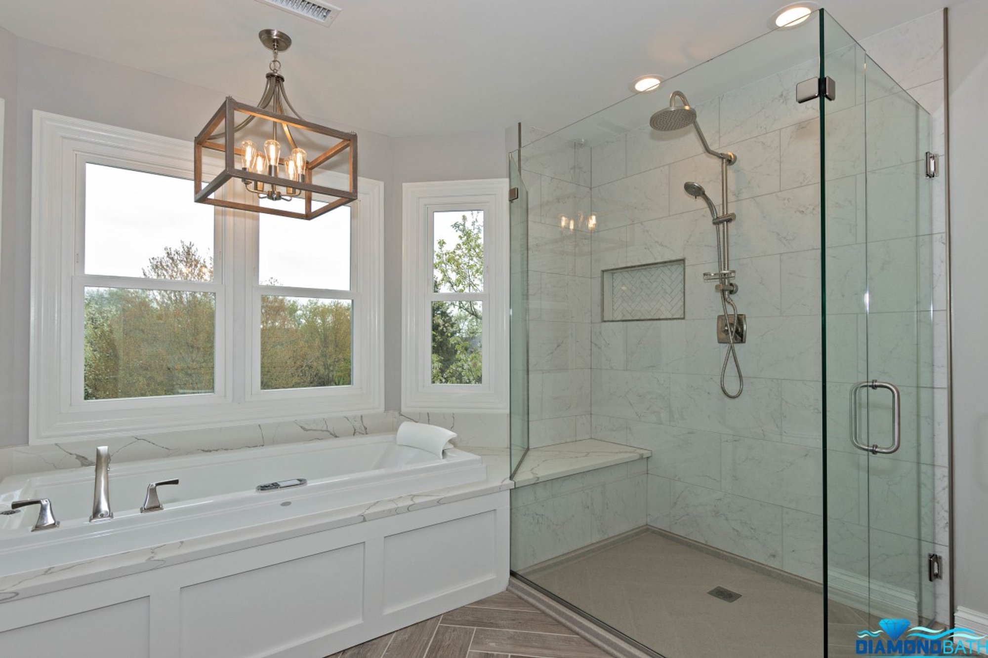 Diamond Bath Remodeling Master Bathroom shower corner
