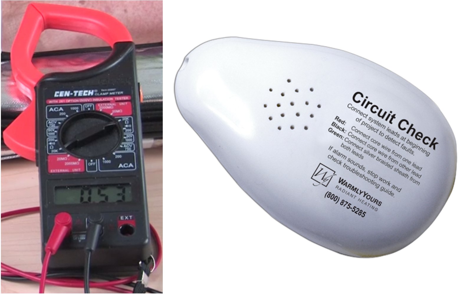 Digital ohmmeter and Circuit Check
