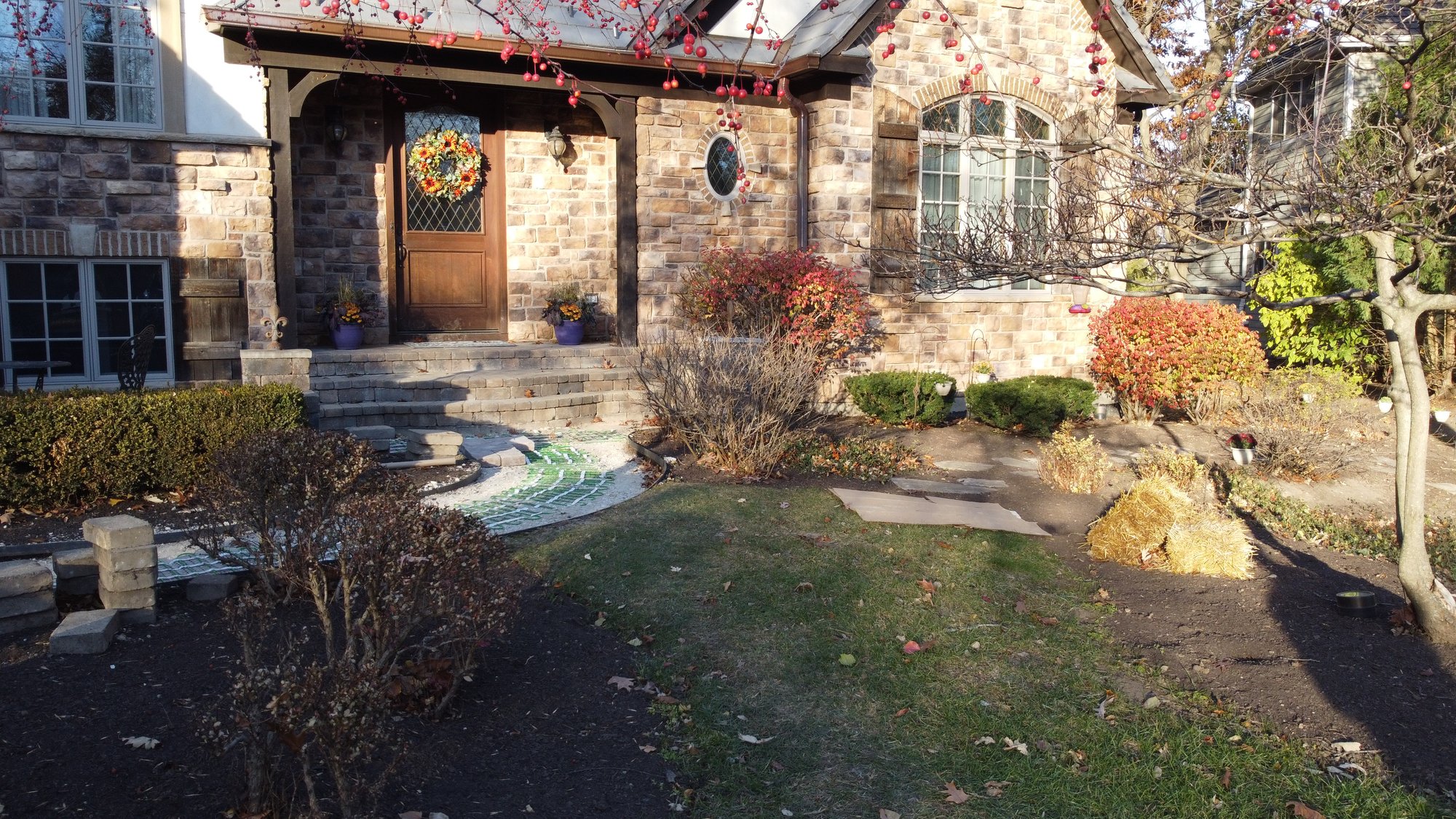 Heated driveway smart install with pavers (3)