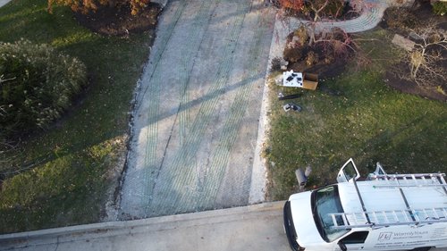 Heated driveway smart install with pavers (14)