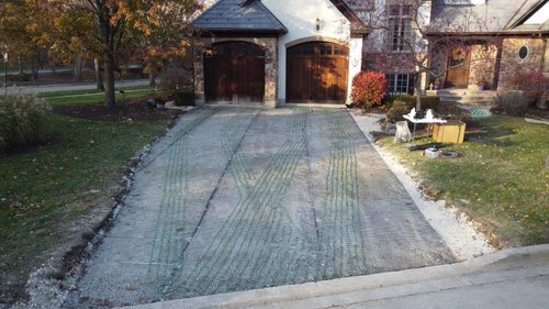 Heated driveway smart install with pavers (15)