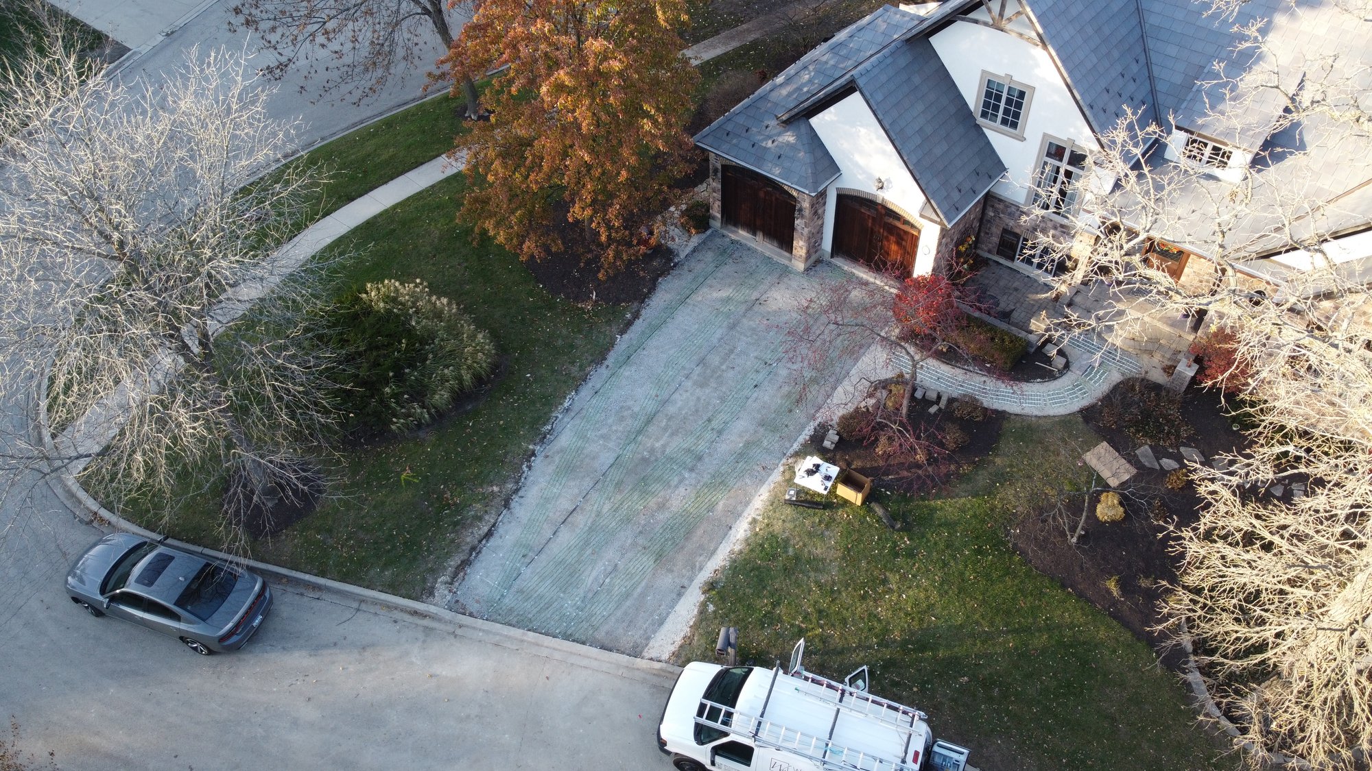 Heated driveway smart install with pavers (18)