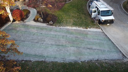Heated driveway smart install with pavers (20)