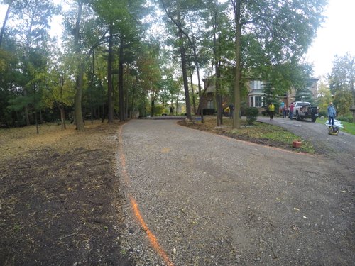 Tire track - before flooring