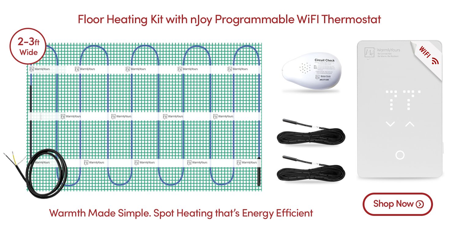TempZone Easy Mat Kit with nJoy WiFi Thermostat