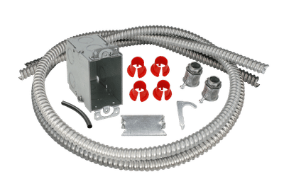 Electrical Rough-in Kit Single Gang Box with Double Conduits Electrical Rough-in Kit Single Gang Box with Double Conduits
