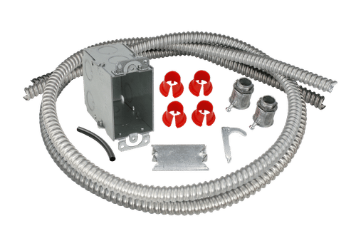 Electrical Rough-in Kit Single Gang Box with Double Conduits