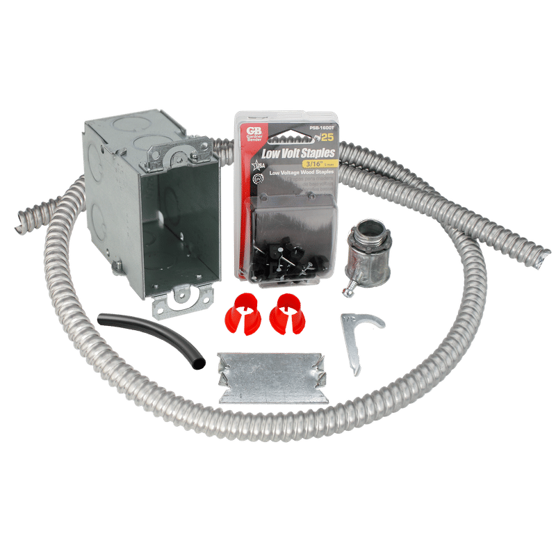 Electrical Rough-in Kit Single Gang Box with Single Conduit Electrical Rough-in Kit Single Gang Box with Single Conduit