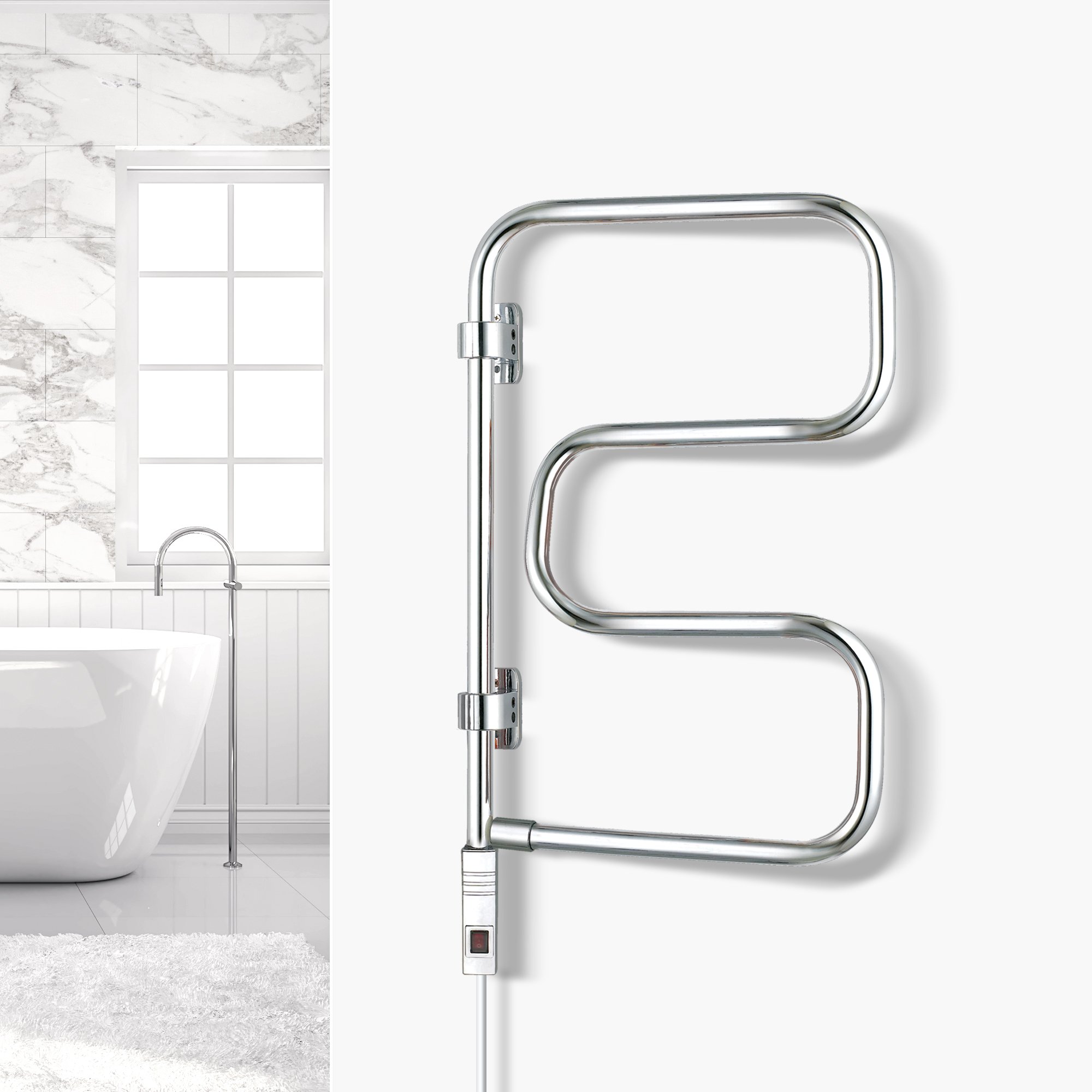 Elements 4 Bar Towel Warmer - Thumbnail 3