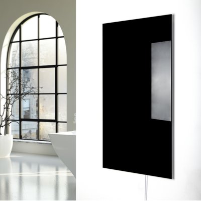 Ember Glass Infrared Heating Panel - Black - 800W - 47ʺ x 24ʺ - Dual Connection