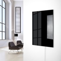 Ember Glass Radiant Panel Heater - Black - 600W - 35ʺ x 24ʺ - Dual Connection