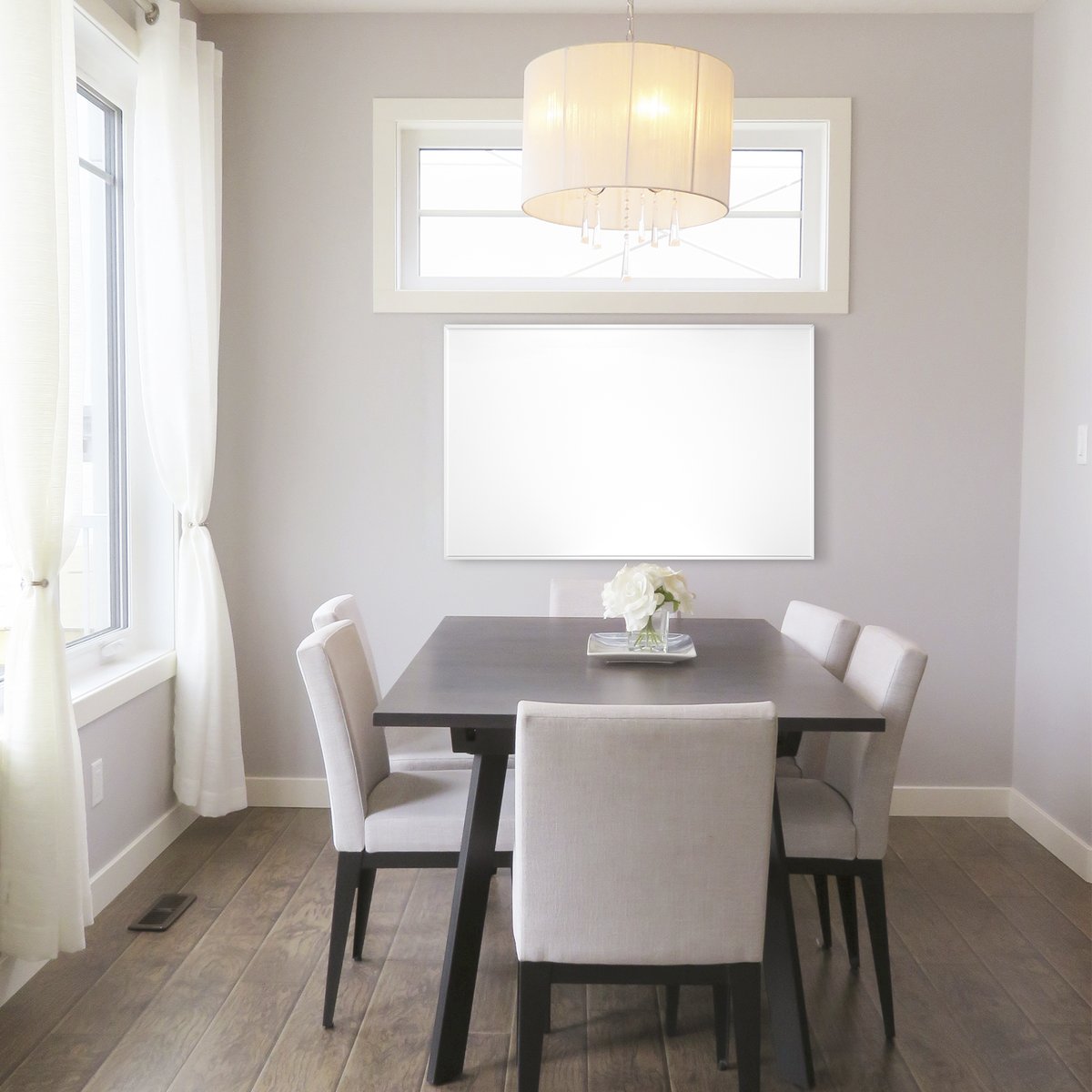 Ember Flex Radiant Panel Heater 24x35 dining room lifestyle