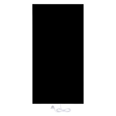 Ember Glass Radiant Heater - Wall Mounted - Black - 60x120cm - 800W