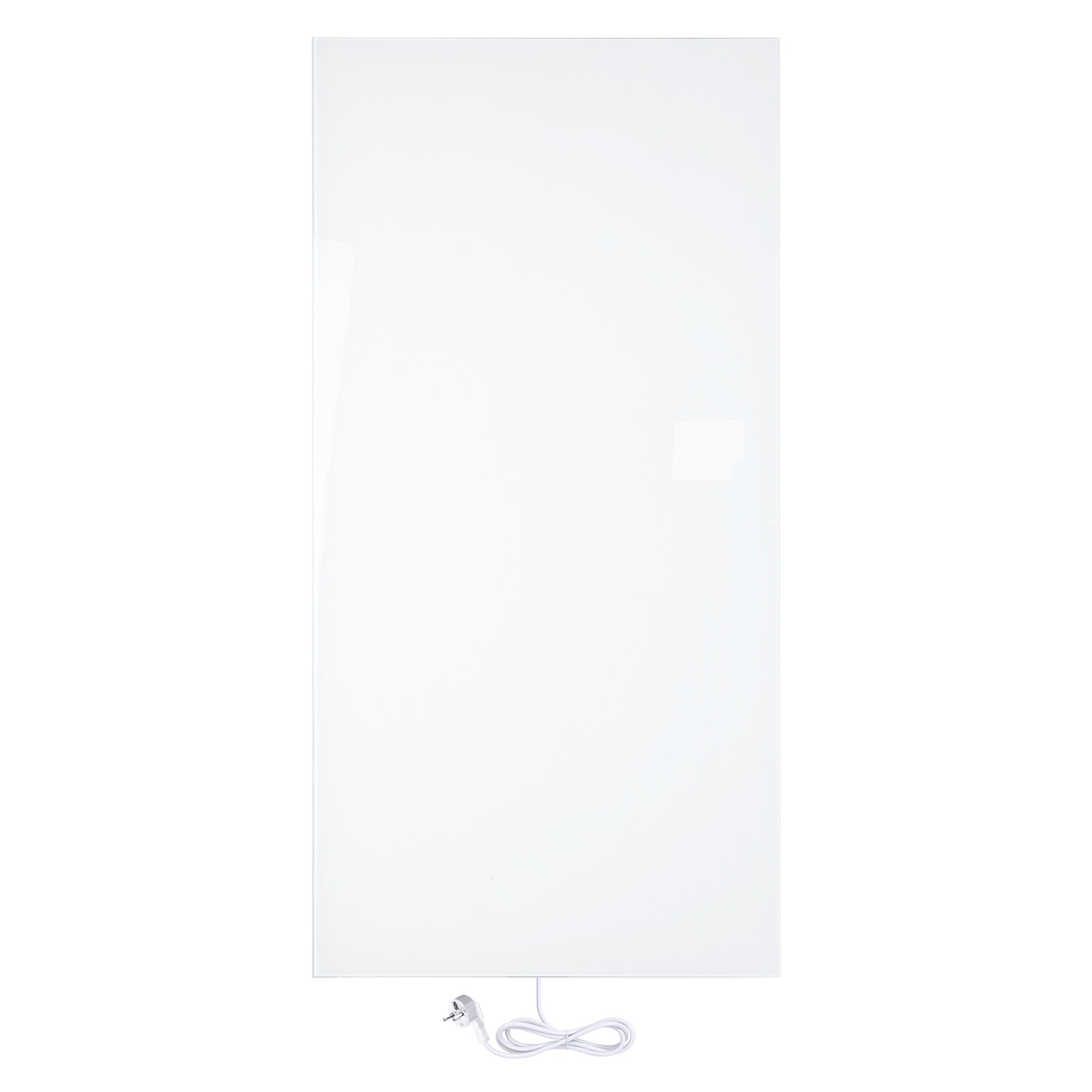 Ember Glass Radiant Heater - Wall Mounted - White - 60x120cm - 800W