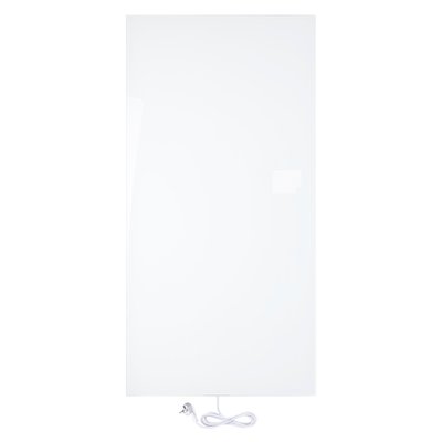 Ember Ceramic Glass Radiant Heater - Wall Mounted - White - 60x120cm - 800W