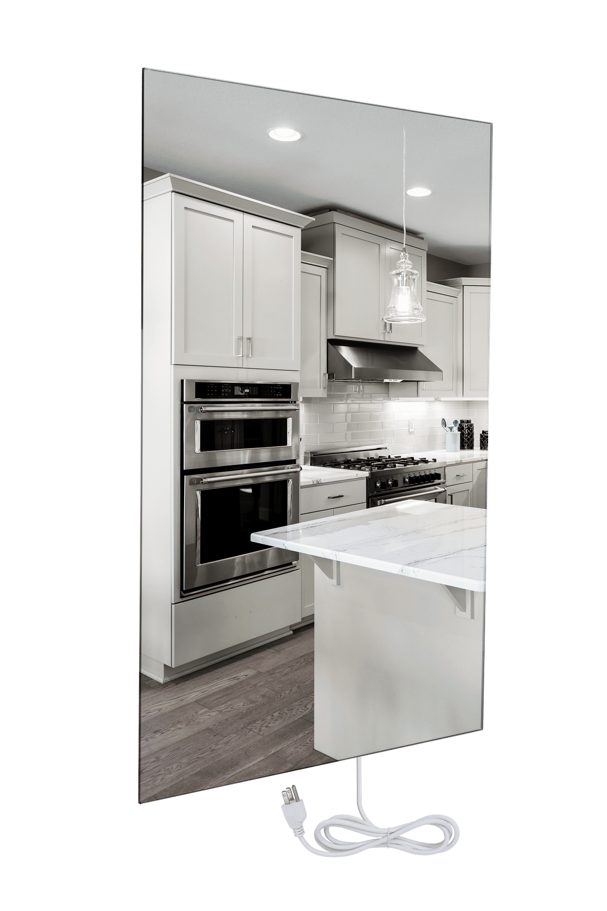Ember Glass Mirror 600 front angle