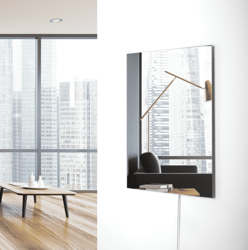 Ember Glass Mirror 600 lifestyle