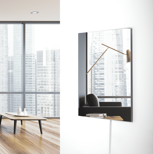 Ember Glass Mirror 600 lifestyle