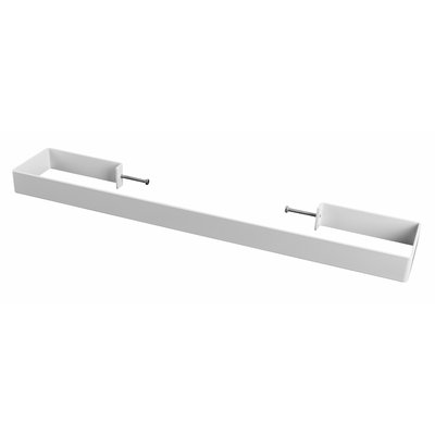 24ʺ White Towel Holder Bar for Ember Radiant Heating Panels (Excludes IP-EM-FLX-WHT-0300-CW)