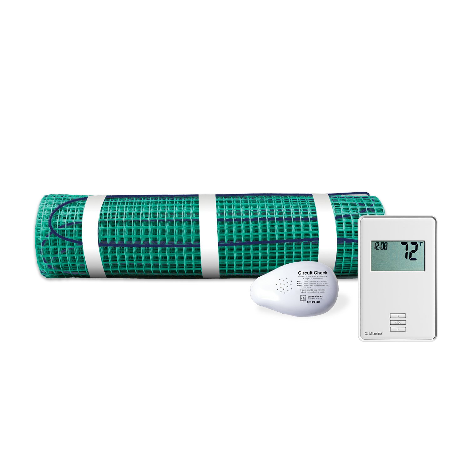 WarmlyYours Electric Floor Heating Kit for a Bathtub Entry Area