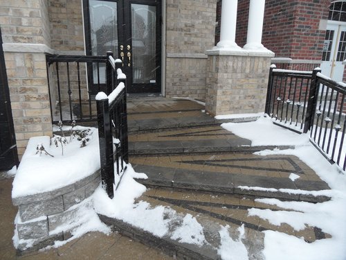End product iceless stairs