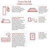 Environ flex roll 6 easy steps labeled for product page