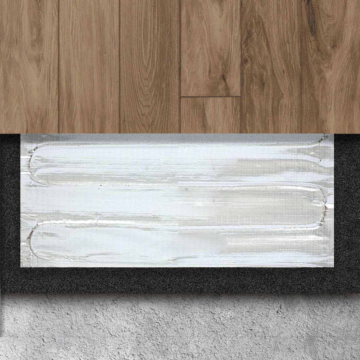 Environ flex roll over concrete with mat facing down
