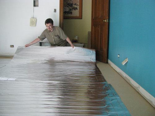 Environ heating mat installation