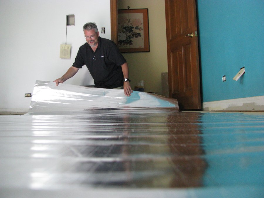 Environ heating mat installation  (2)