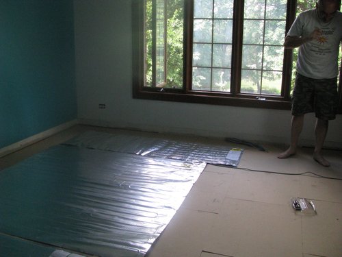 Environ heating mat installation  (6)