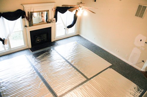 Environ heating mats installation