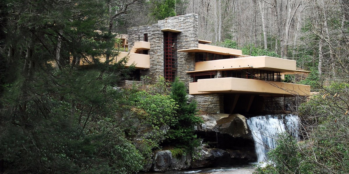 Fallingwater Famous Frank Lloyd Wright Design
