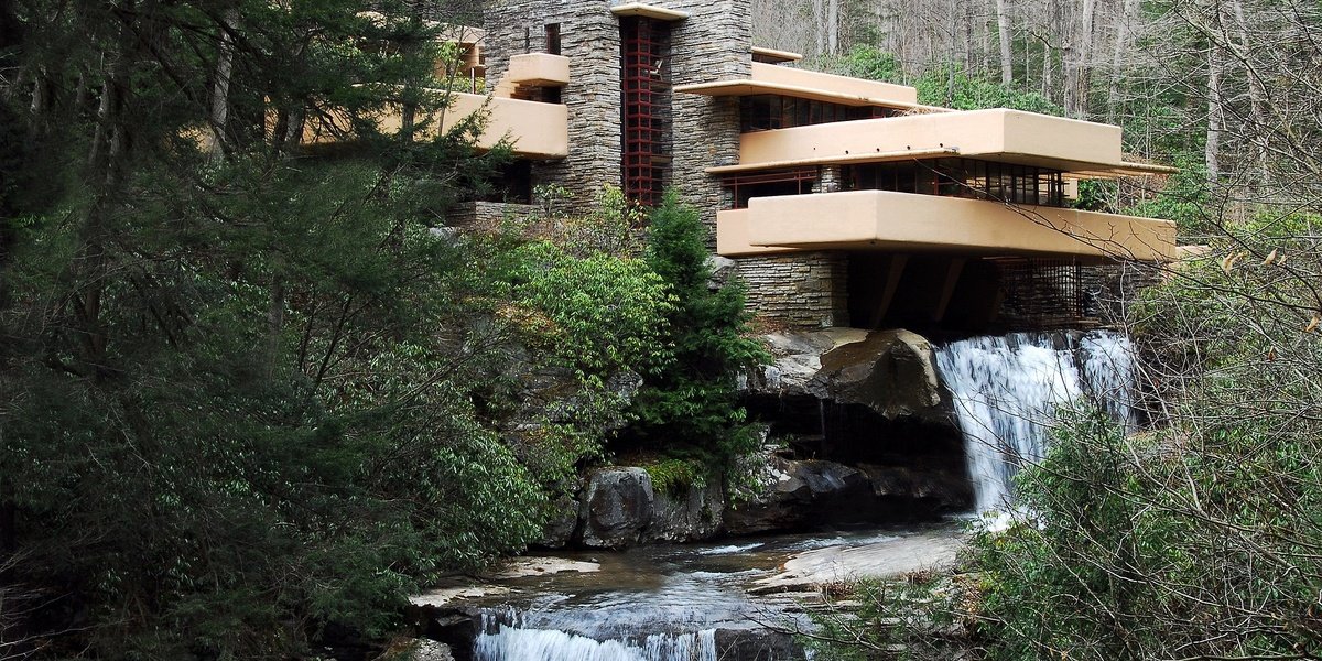 Fallingwater Famous Frank Lloyd Wright Design
