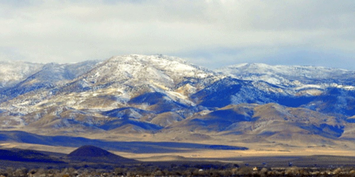 Fernley, NV mountain range screen shot