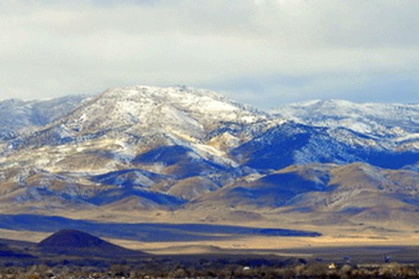Fernley, NV mountain range screen shot