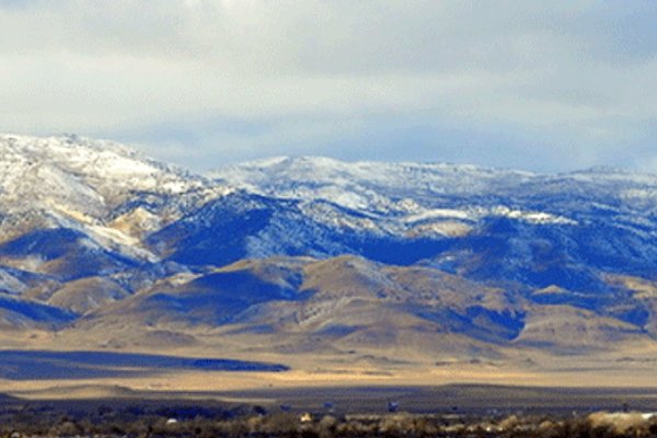 Fernley, NV mountain range screen shot