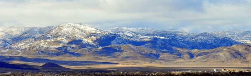 Fernley, NV mountain range screen shot