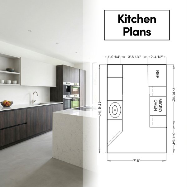 Kitchen in Black Find Floor Plans by Room
