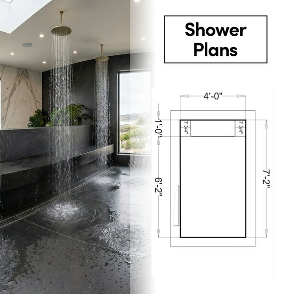 Shower in Black Find Floor Plans by Room