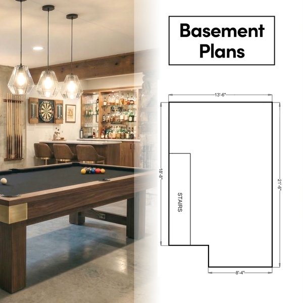 Basement in Black Find Floor Plans by Room