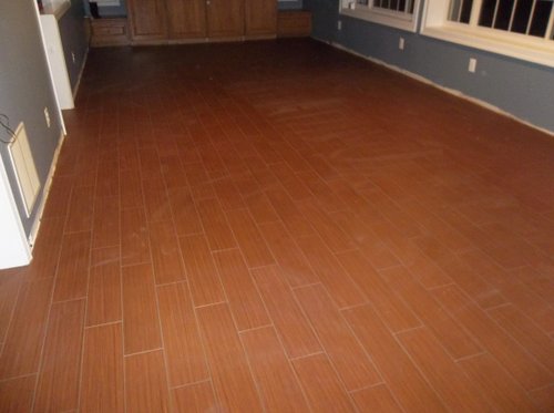 Finish floor after tempzone flex roll installation